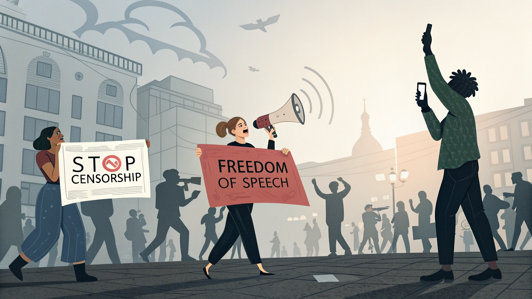 Sansüre Karşı Ses kampanya görseli