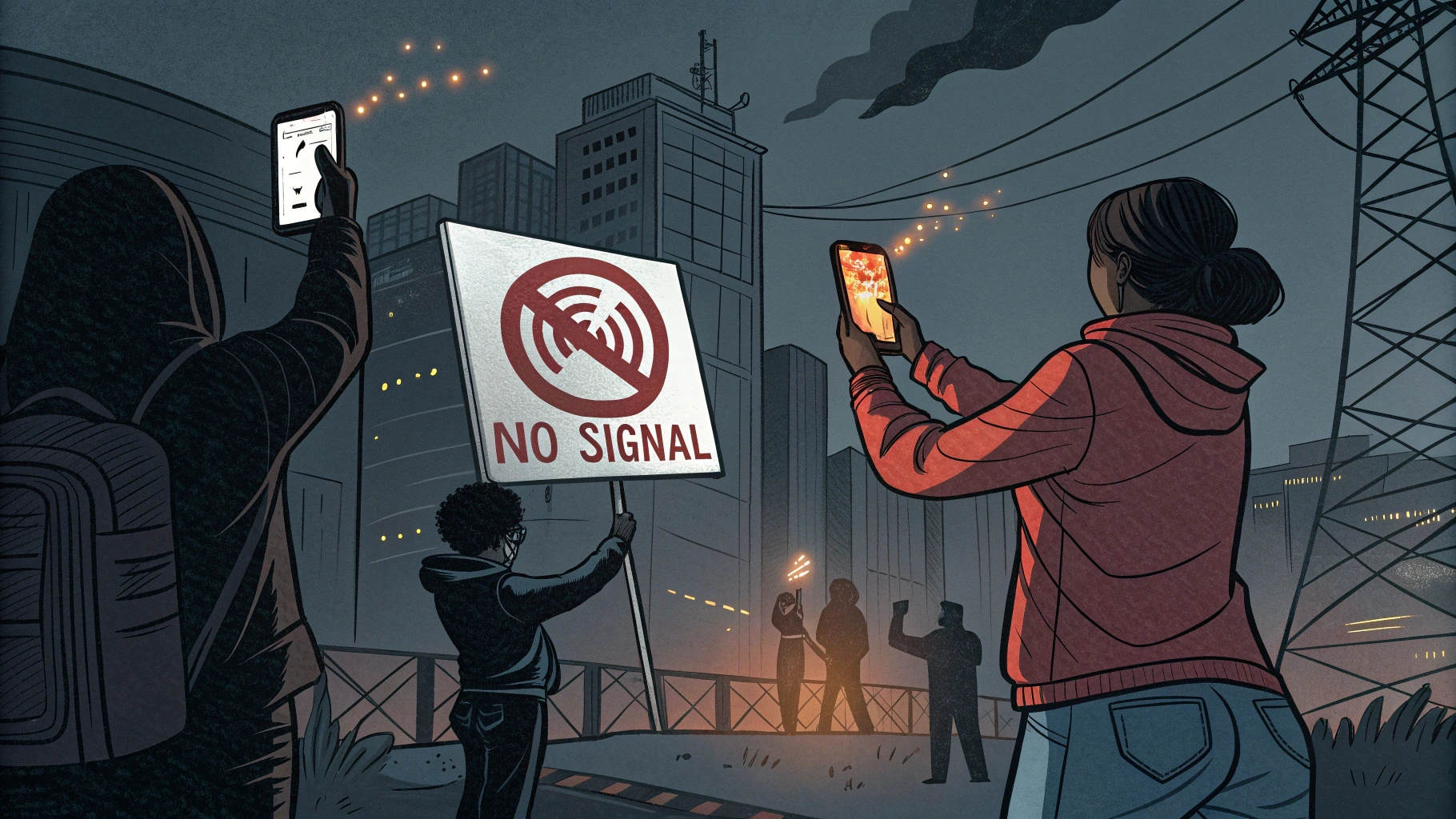 İran internet kesintileri haberi görseli